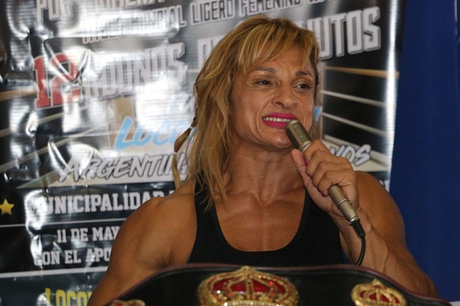 Alejandra “Locomotora” Oliveras brindó una charla motivacional y una clínica de box