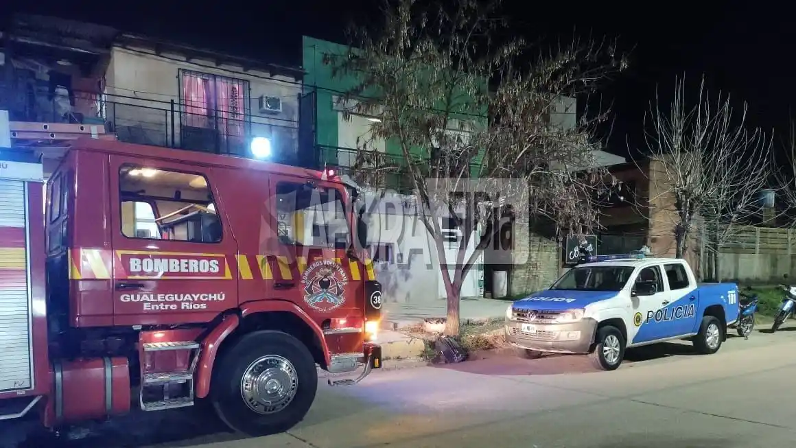Estaba soldando y se le incendió la casa: se salvó de milagro