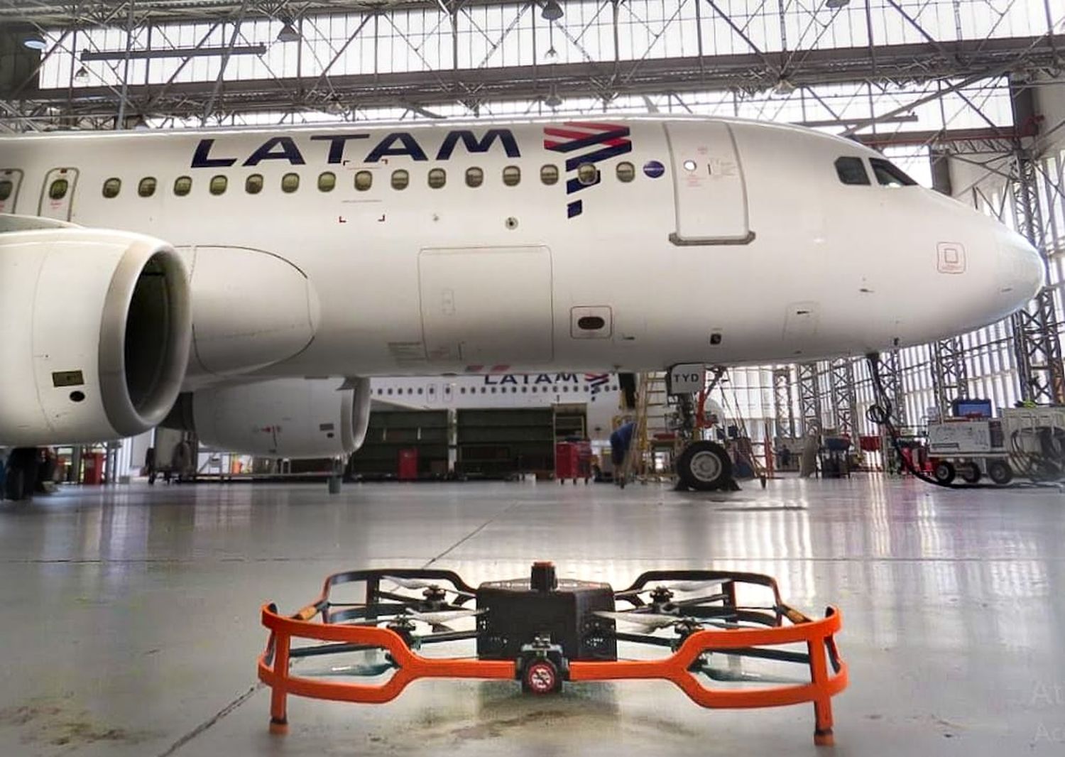 LATAM reduce el tiempo de inspección exterior de las aeronaves gracias al uso de drones