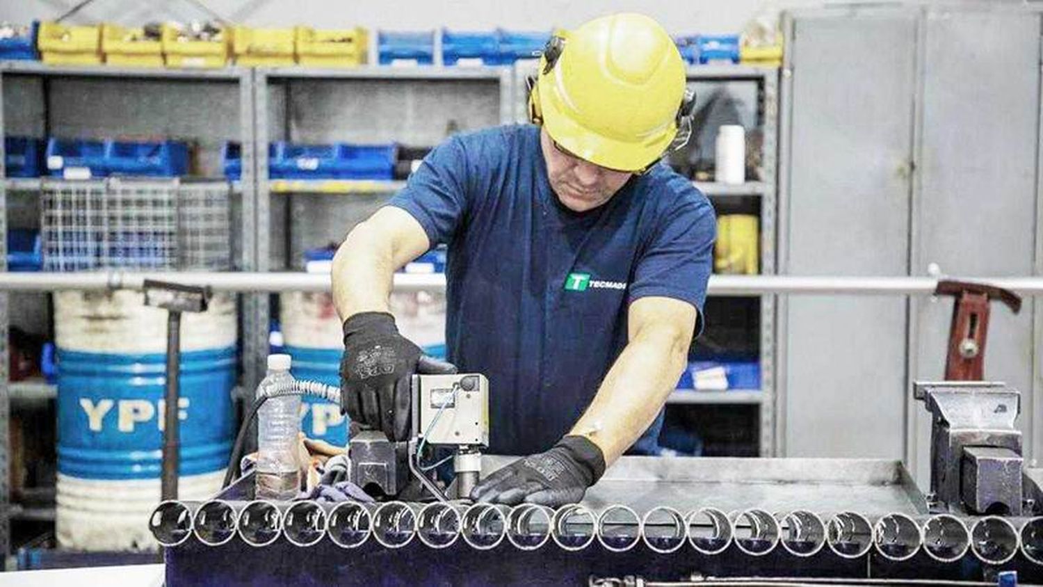 El nivel de actividad de la industria 
pyme cayó en diciembre 26,9%