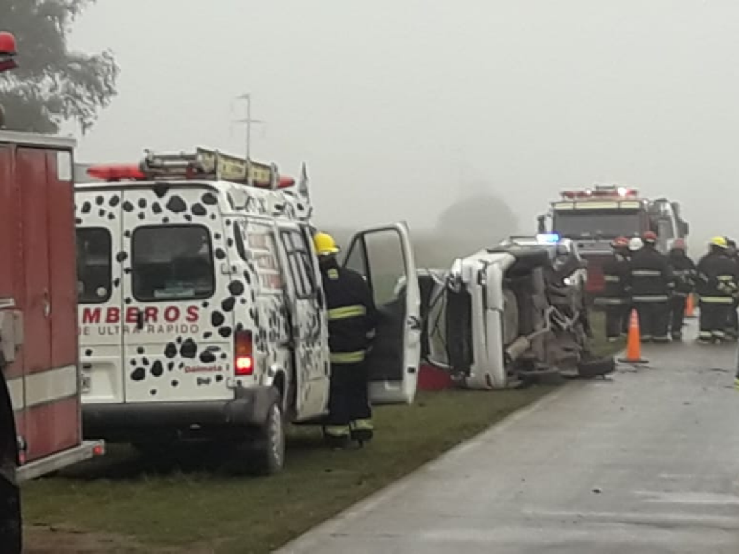 Identificaron a la víctima fatal y a los heridos del triple choque en Morteros 