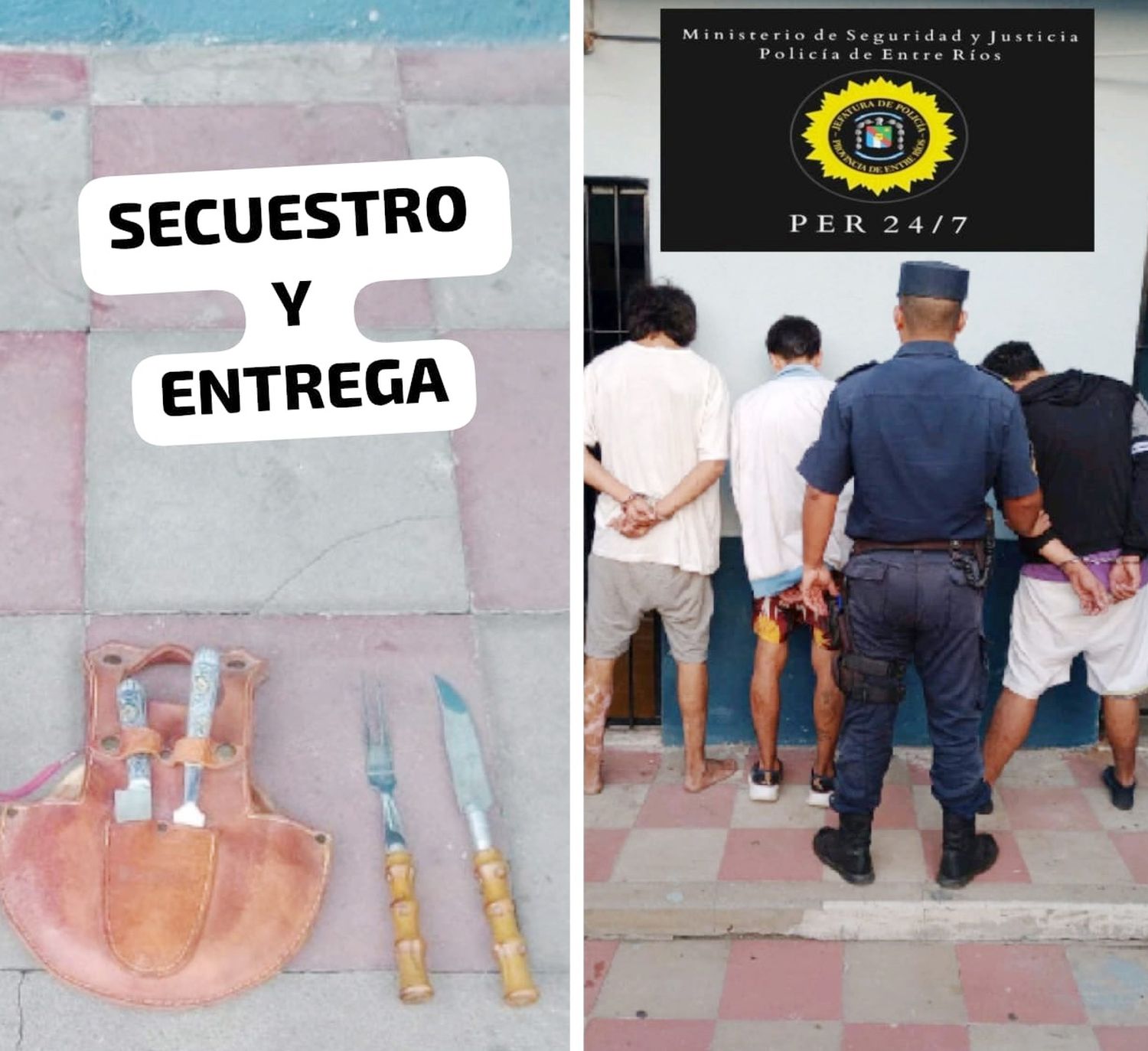 Tres detenidos por el robo  a una vivienda