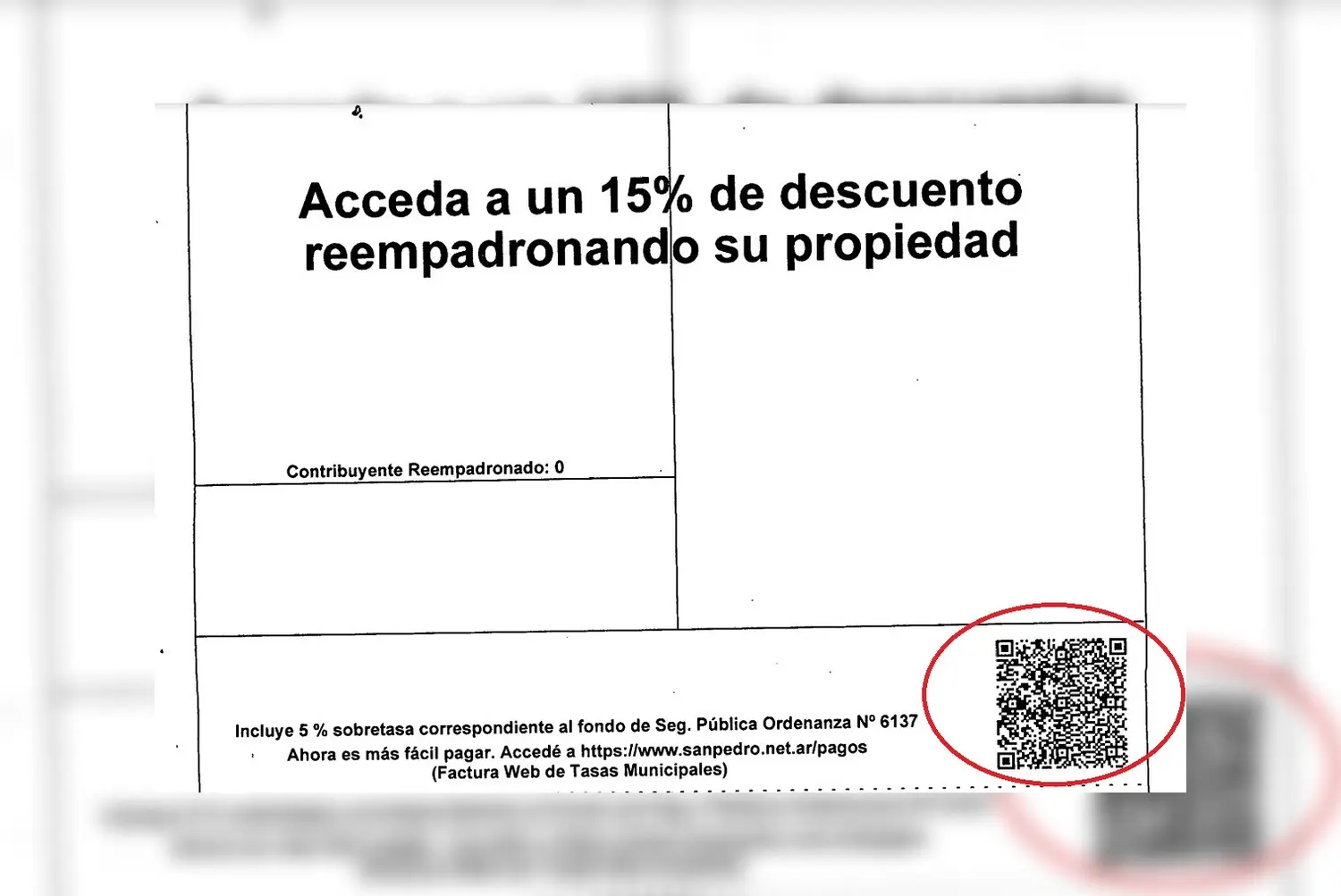 Si el protocolo funciona como corresponde, los contribuyentes podrán abonar sus tasas vía código QR.