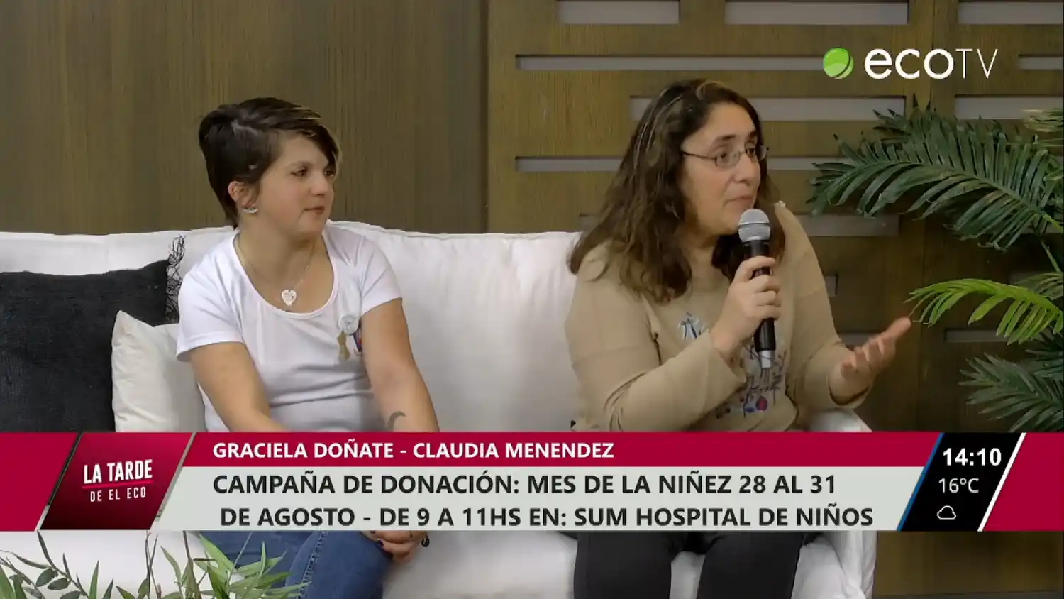 Campaña de donación de sangre en el "Mes de la Niñez"