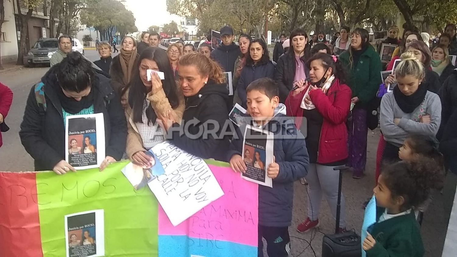 Marcharon por Justicia para la víctima de 15 puñaladas y la mujer desfigurada