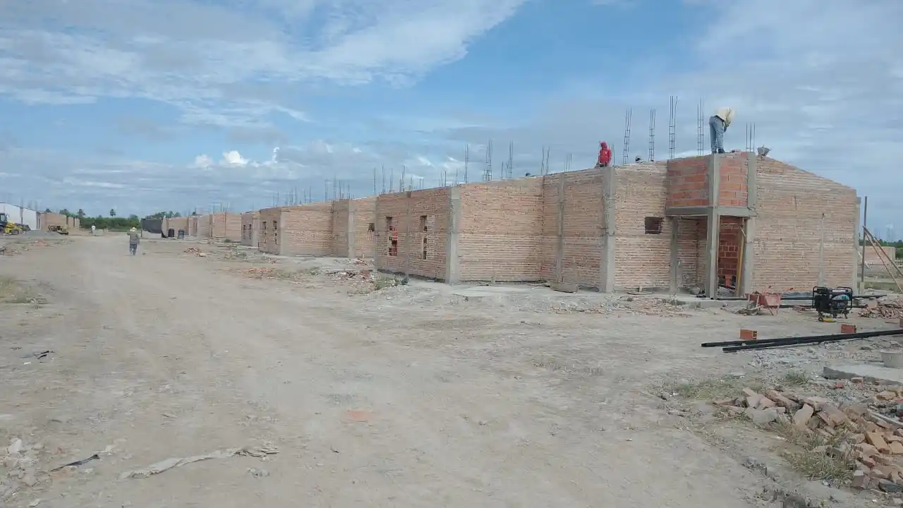 Destacan el progreso en construcción de viviendas en Clorinda