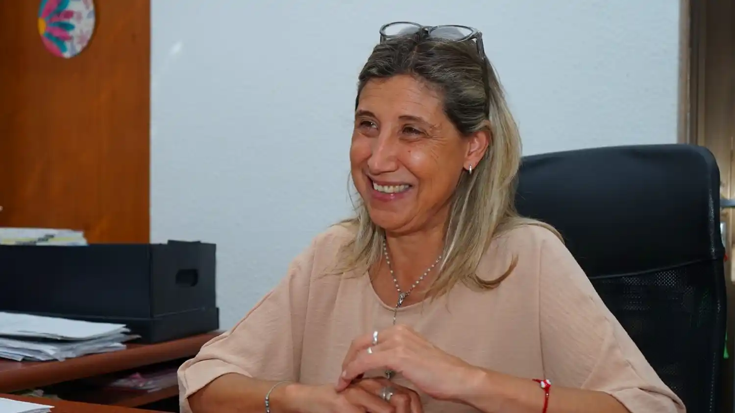 Sandra Antenucci. Funcionaria