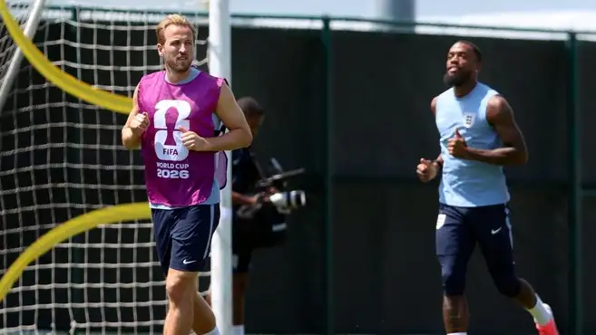Entrenamiento de Inglaterra.