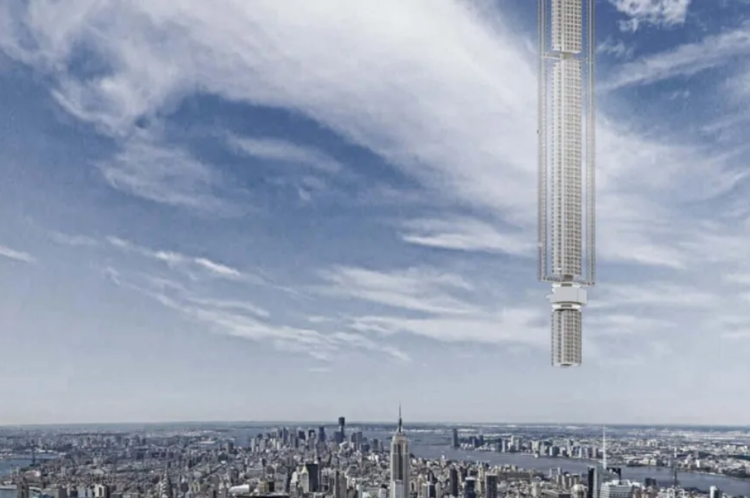 ¿Vivirías colgado?: propusieron un edificio que orbitará la Tierra como un satélite