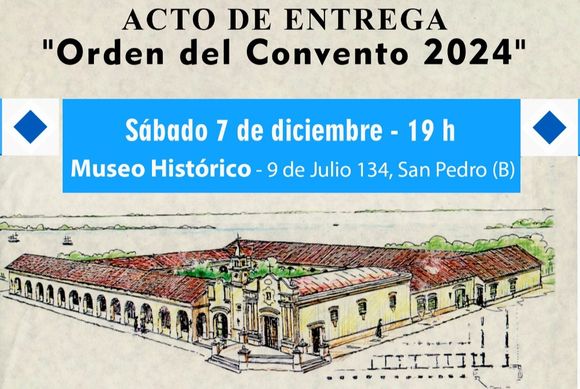 Este sábado entregan la Orden del Convento 2024: quiénes son los nominados