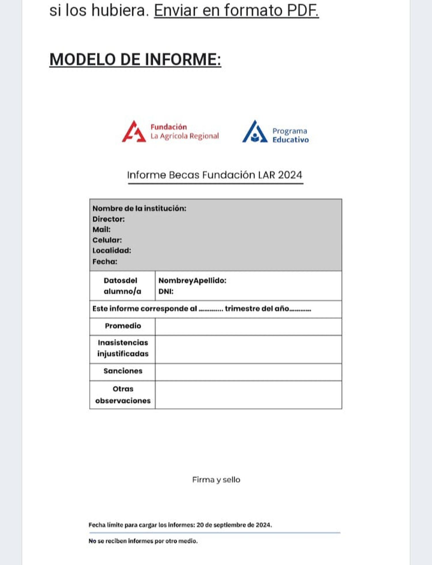 Fundación LAR, cambios para monitoreo y evaluación de becas estudiantiles