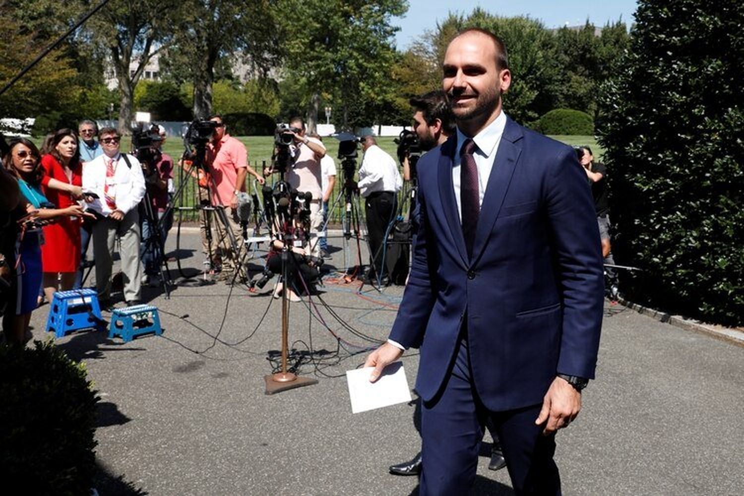 Eduardo Bolsonaro, el hijo del presidente de Brasil, Jair Bolsonaro