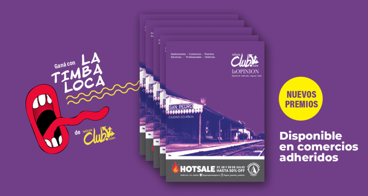 La Guía Club está en la calle y se consigue gratis en todos los comercios que ya son #Socios