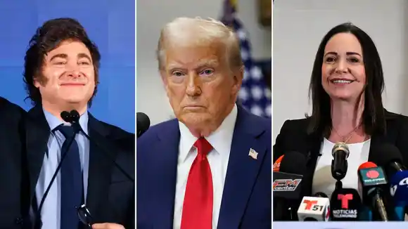 Trump, Milei y Machado compartirán escenario en una cumbre global de liderazgo en Miami