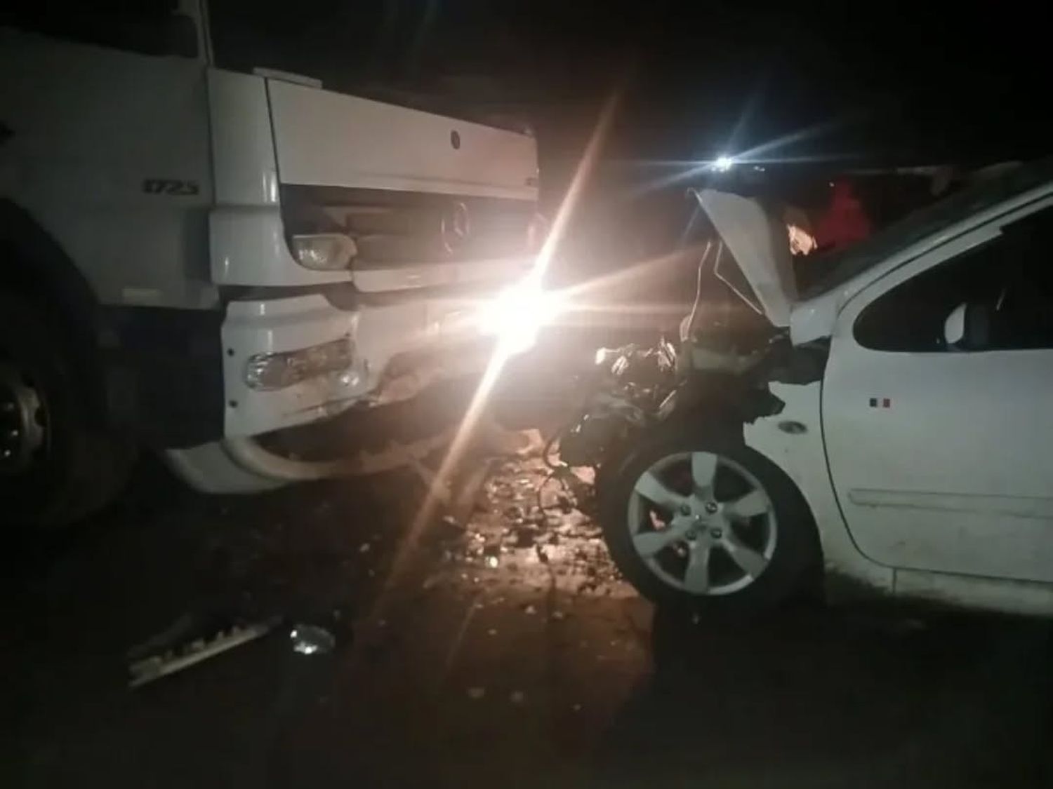 Choque en ruta 36
