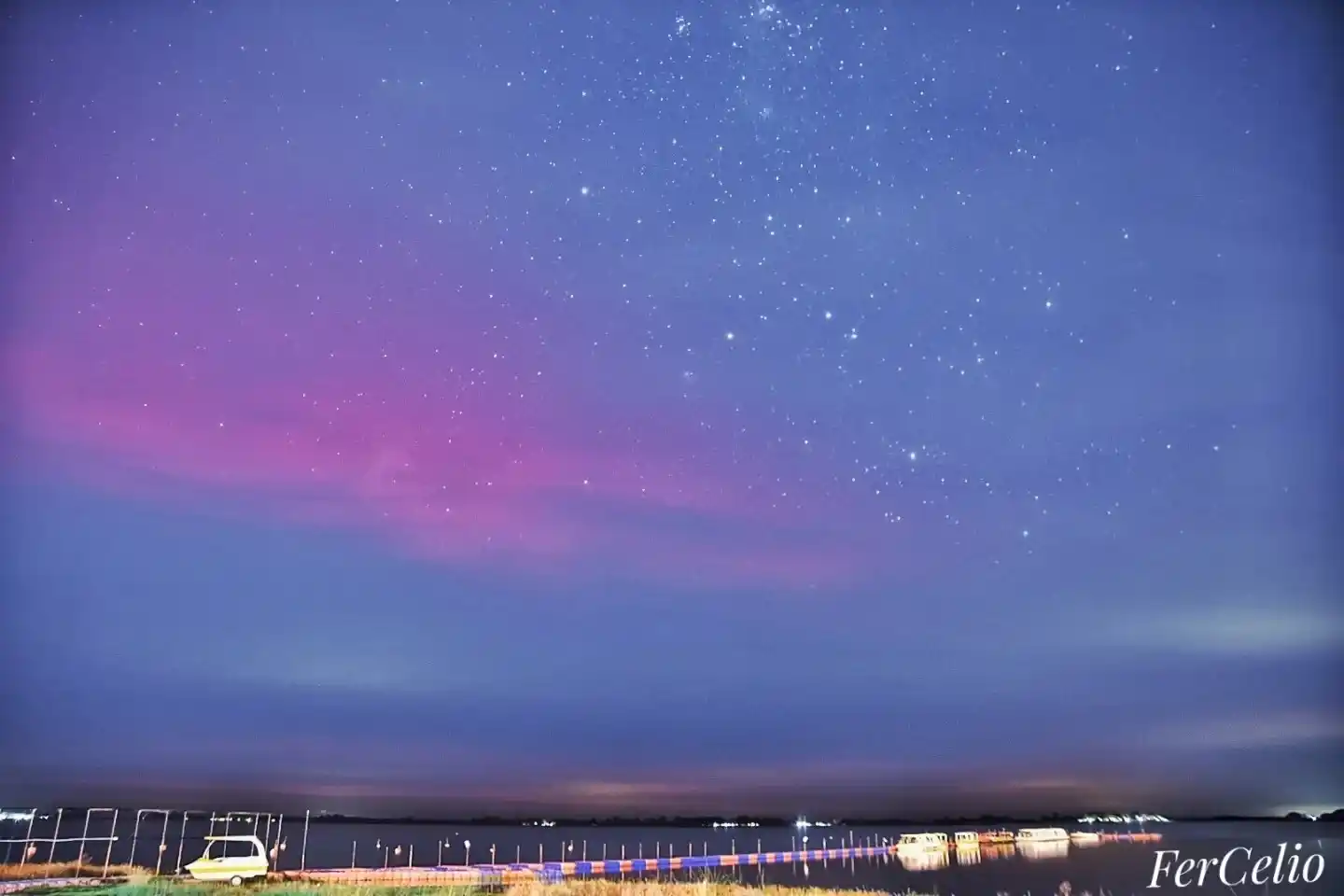  Las auroras australes también se pudieron apreciar en Chascomús