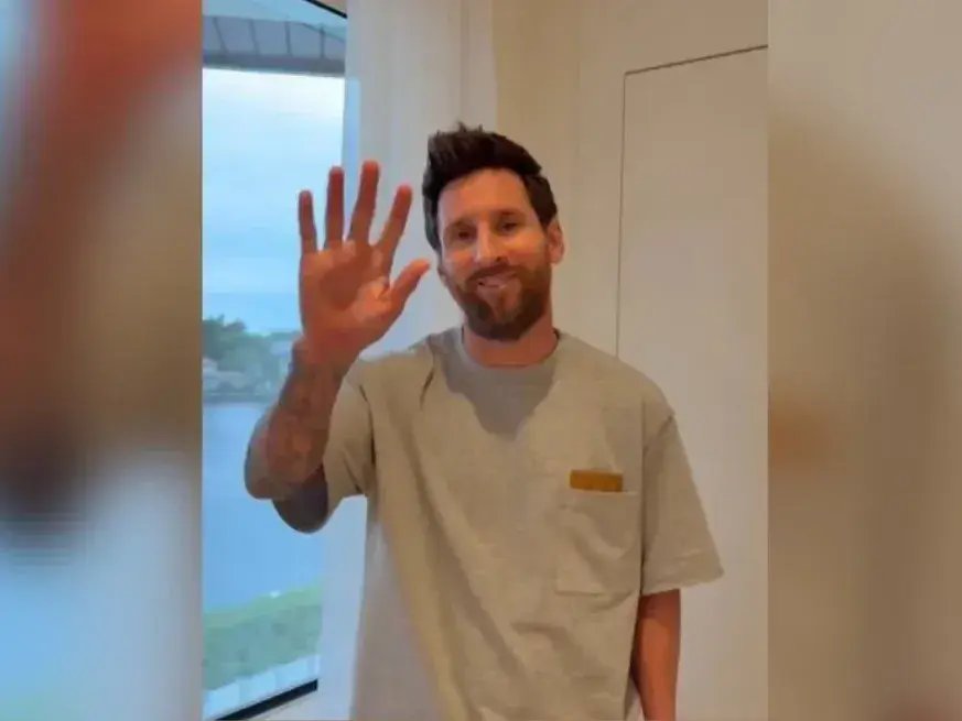 El saludo de Leo Messi a los atletas que compiten en los Juegos Suramericanos de Santa Fe 2026. Foto: Redes