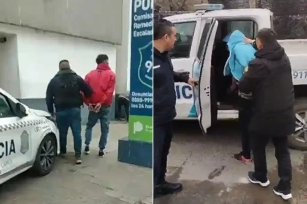 El momento de la detención