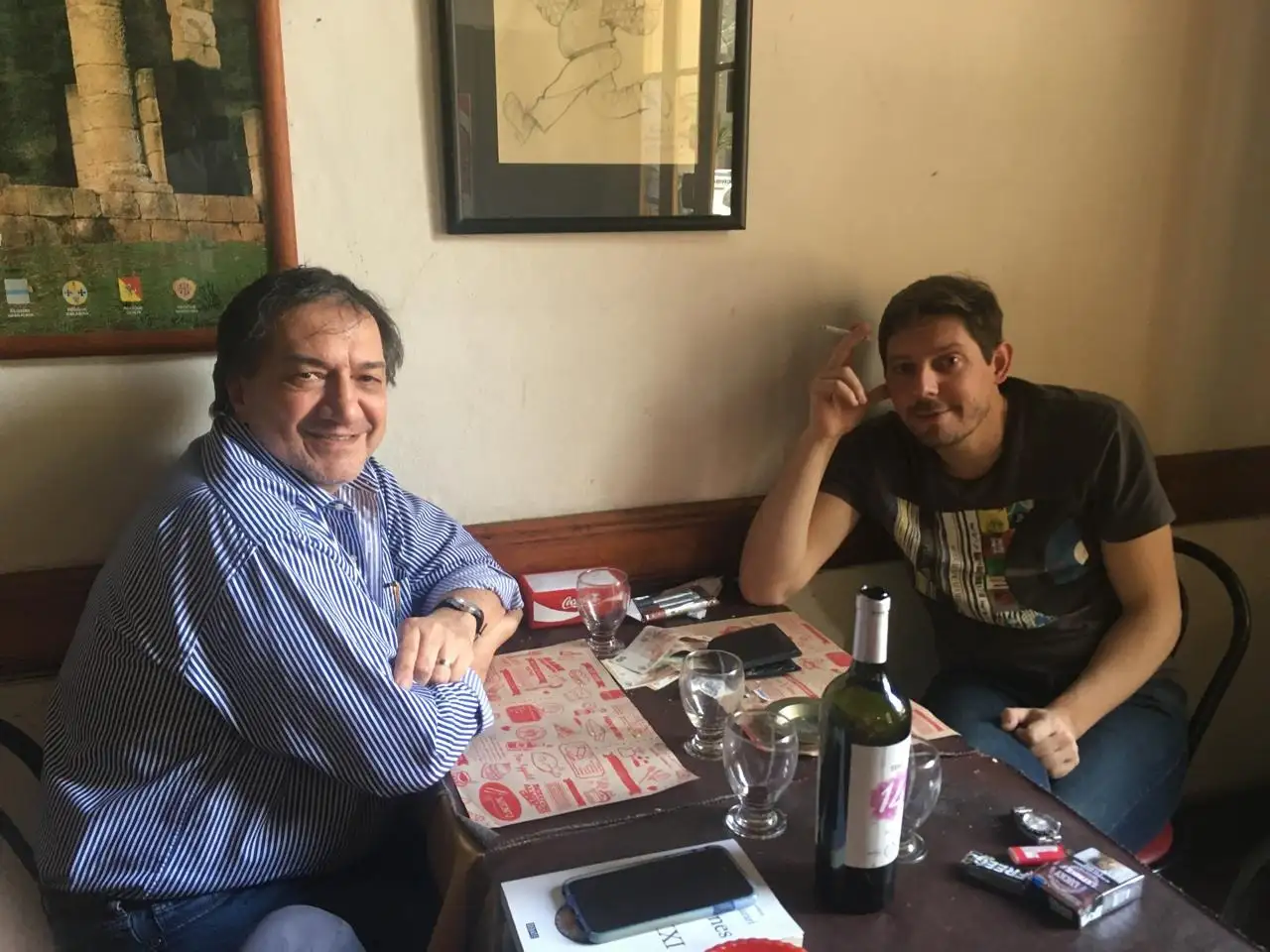 Alberto Amato y Pedro Paulin
