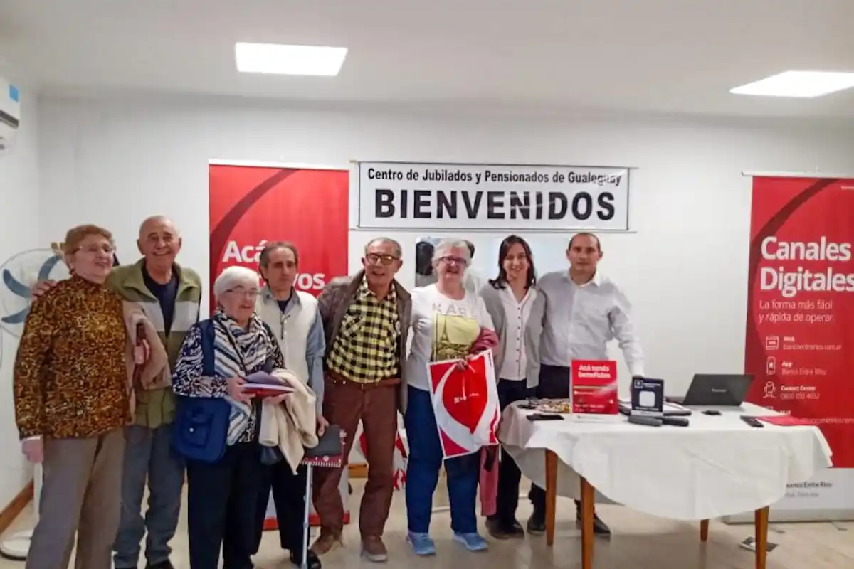 Banco Entre Ríos brinda capacitaciones en Educación Financiera para adultos mayores