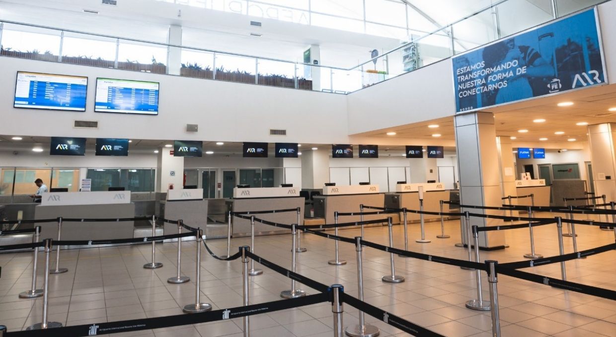 El Aeropuerto de Rosario está operativo con guardias mínimas