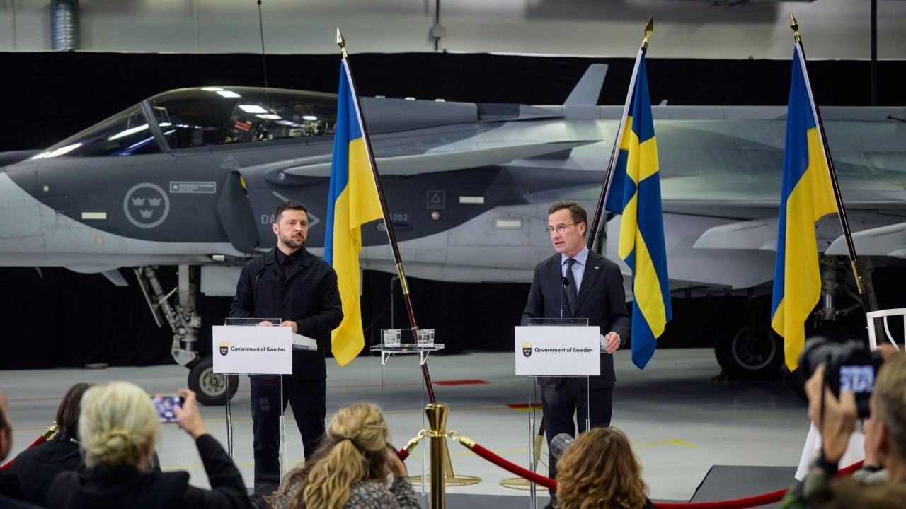 Saab says it can speed up Gripen E production for Ukraine, but financing remains a key issue