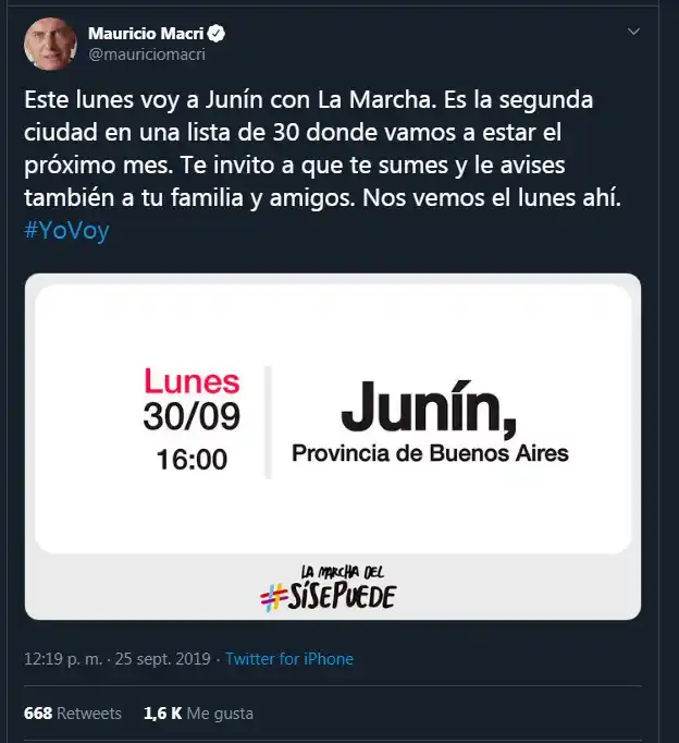 Macri suma anuncios sobre la gira por 30 ciudades