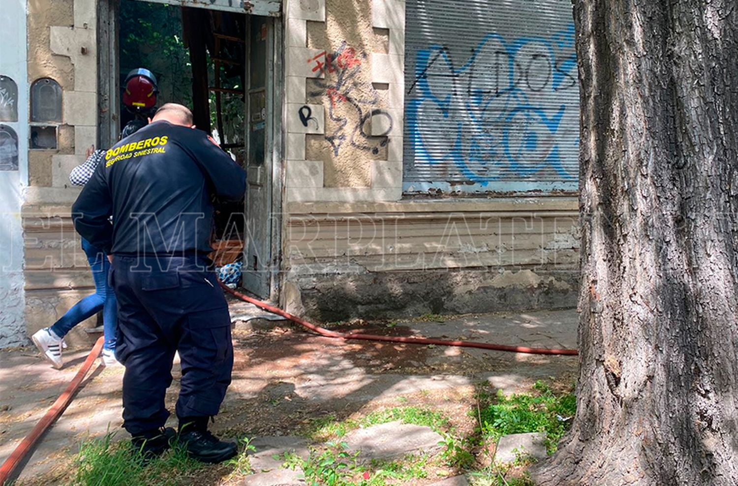 Incendio en una casa abandonada del barrio San Juan