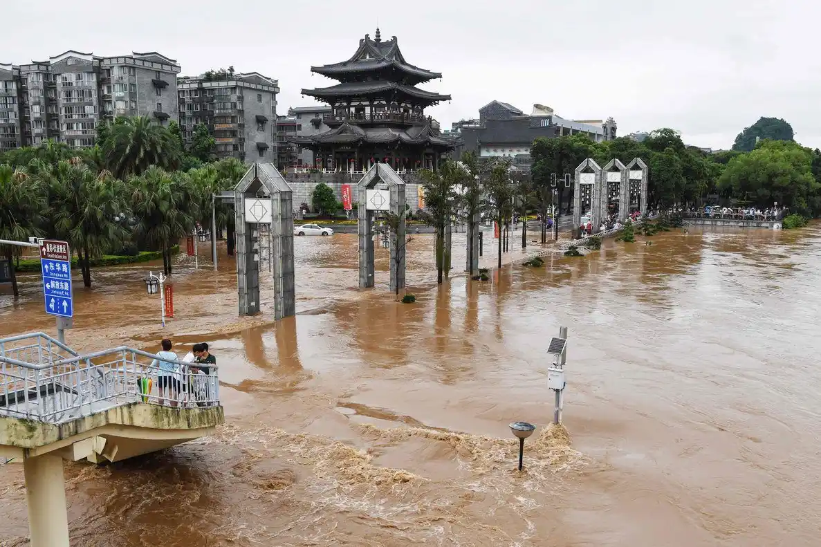 Lluvias en China dejan 19 fallecidos y más de 2 millones de afectados