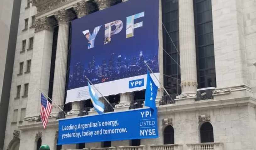 Sube la acción de YPF por la mejora en los resultados que presentó la empresa