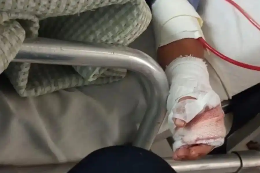 Piden justicia por Emma, la beba de dos años herida en una balacera 