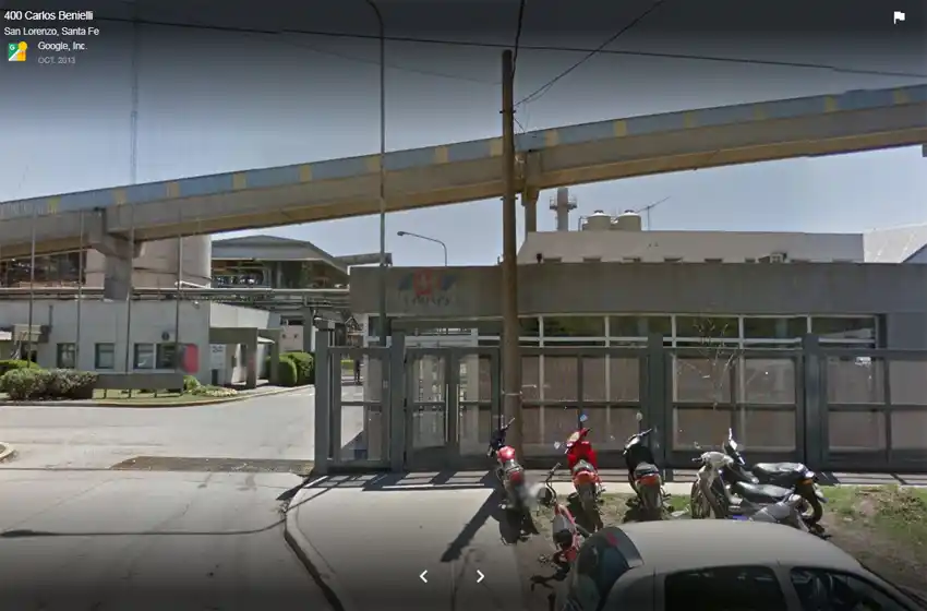 Incendio de grandes dimensiones en una planta en San Lorenzo