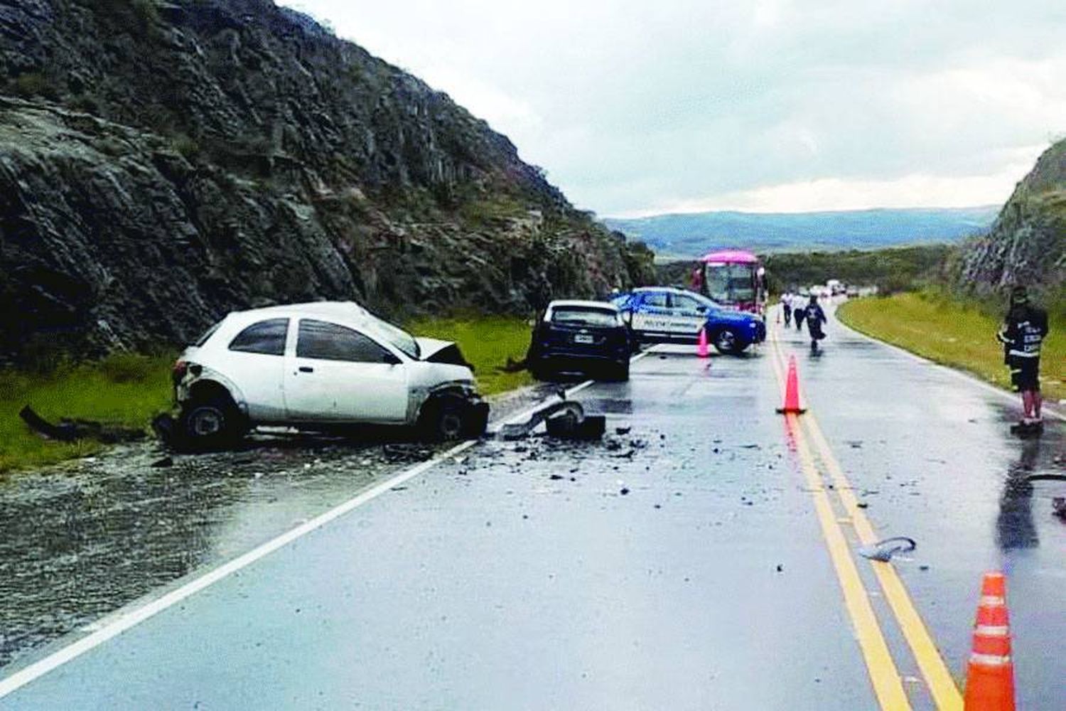 Una familia de Chajarí protagonizó un fatal accidente en las Altas Cumbres