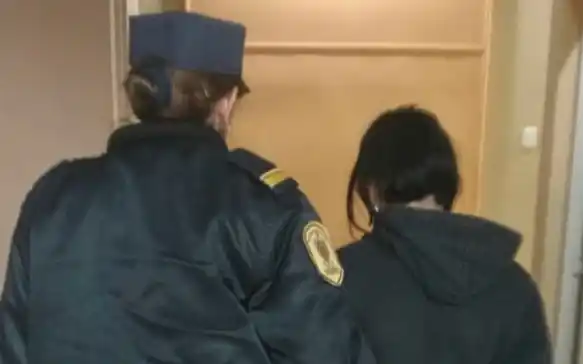 Las cámaras la filmaron cuando robaban en Carrefour y fue detenida