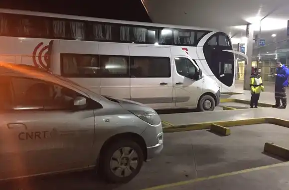 Una combi fue retenida en la ruta 88: traía 4 pasajeros de Puerto Madryn