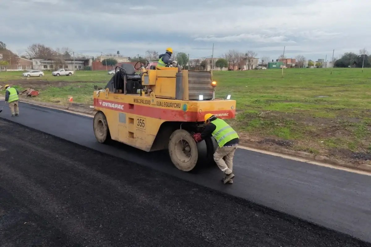 Este sábado se asfaltará un nuevo tramo de la calle Périgan