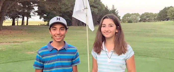 Jóvenes campeones en el “Putter”