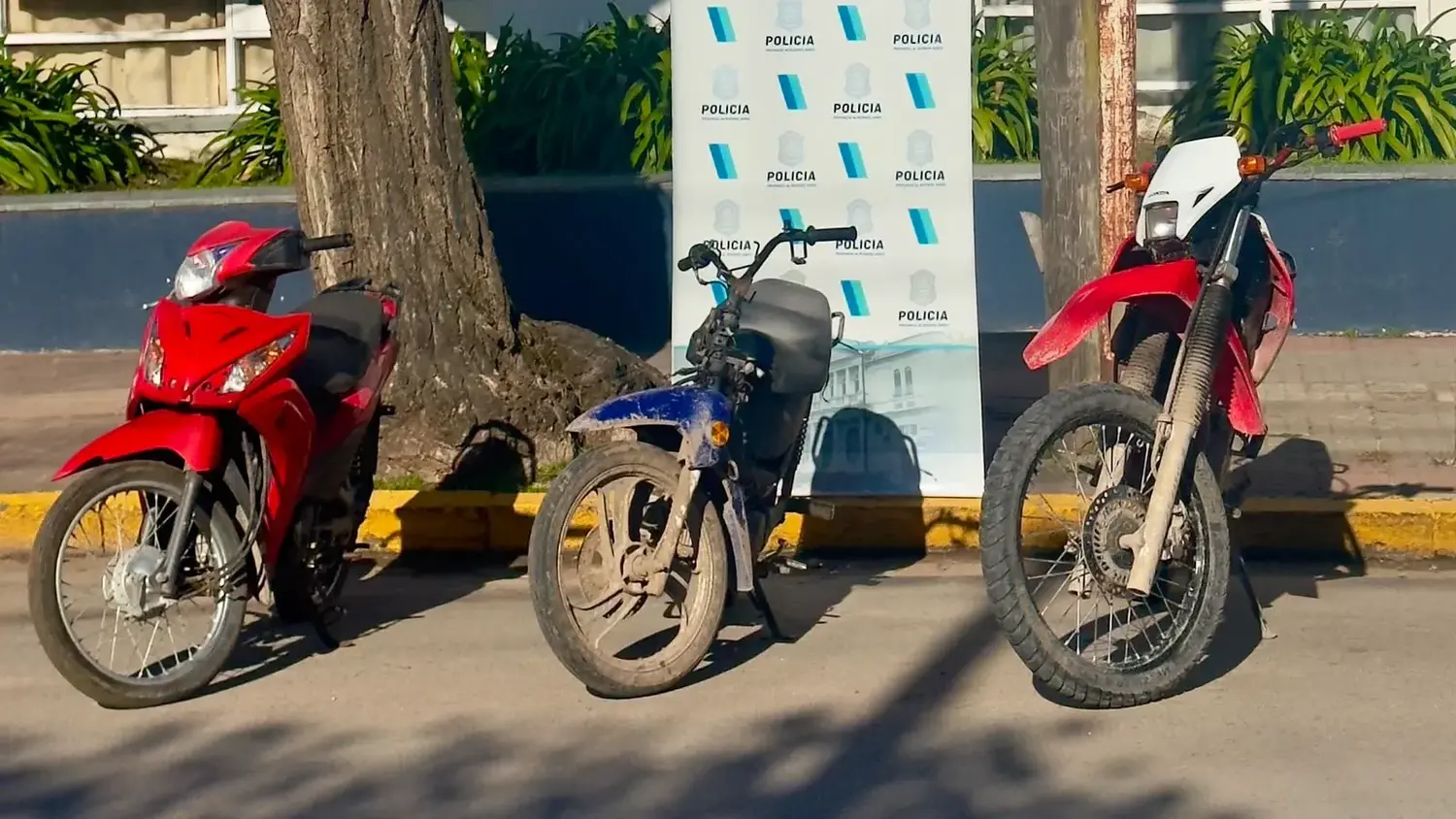 Fueron a festejar en motos robadas y la Policía se las secuestró en pleno operativo por la Selección