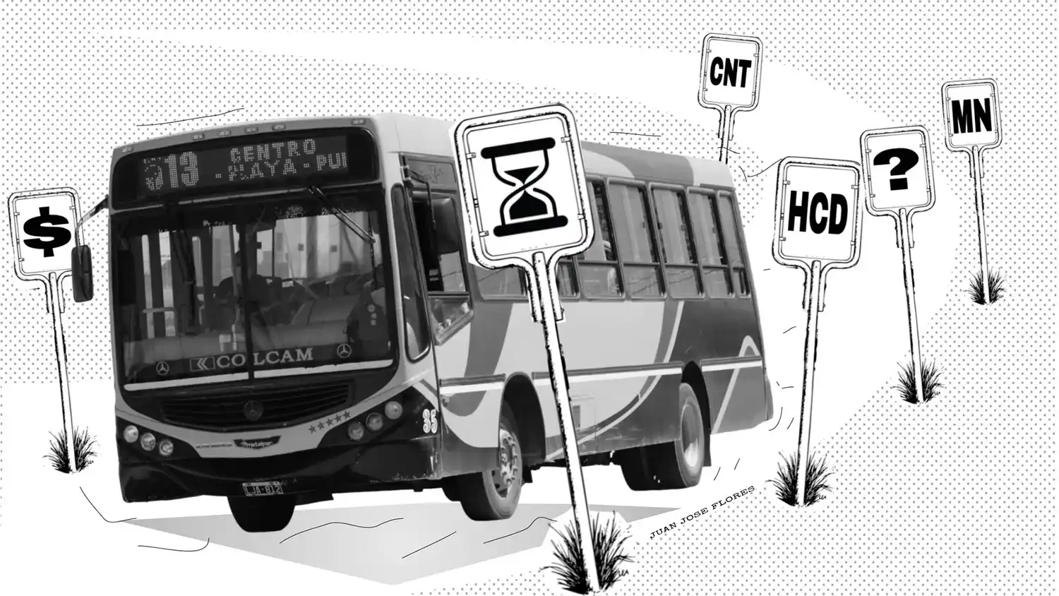 ¿Se suben al mismo colectivo?