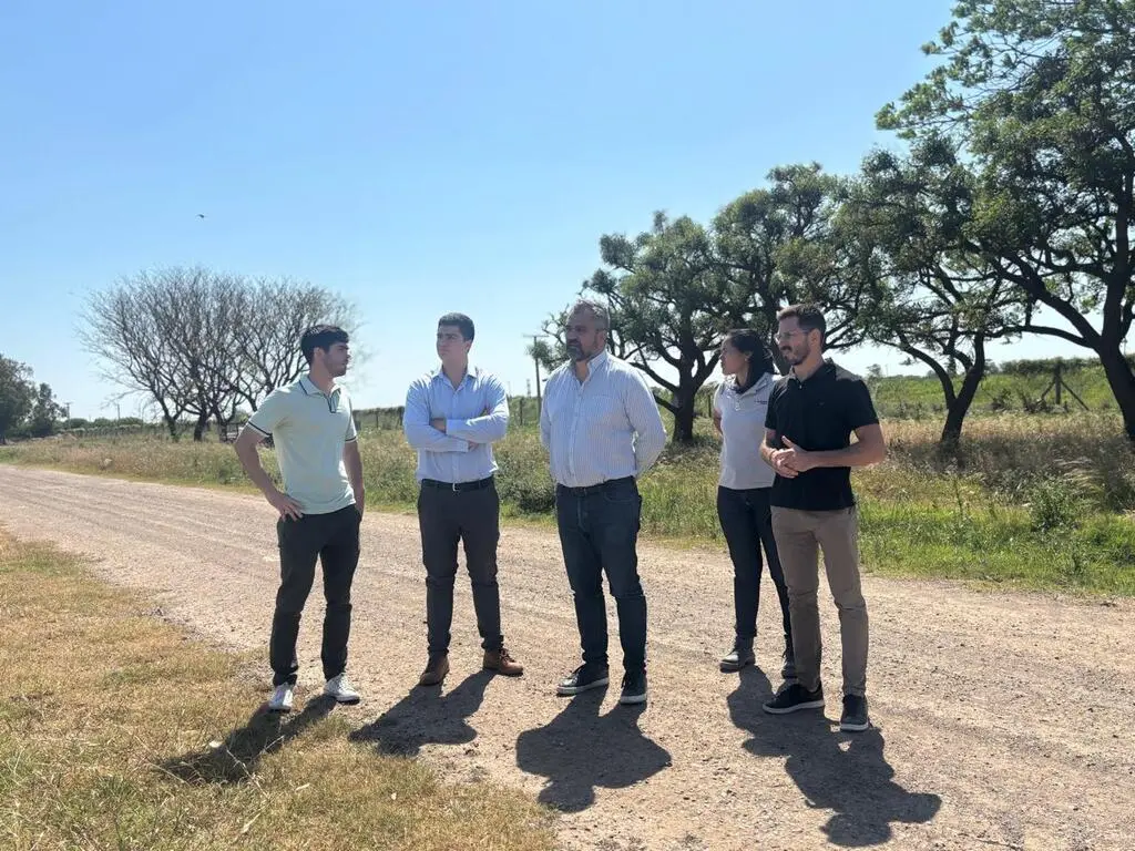 Representantes de RBA-Ambiental en el Complejo Ambiental Rafaela