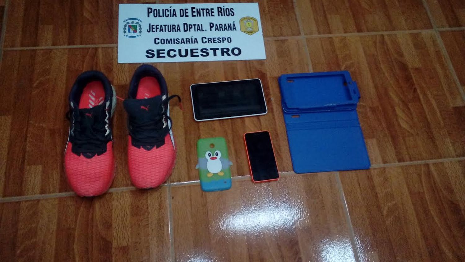 Recuperan elementos robados