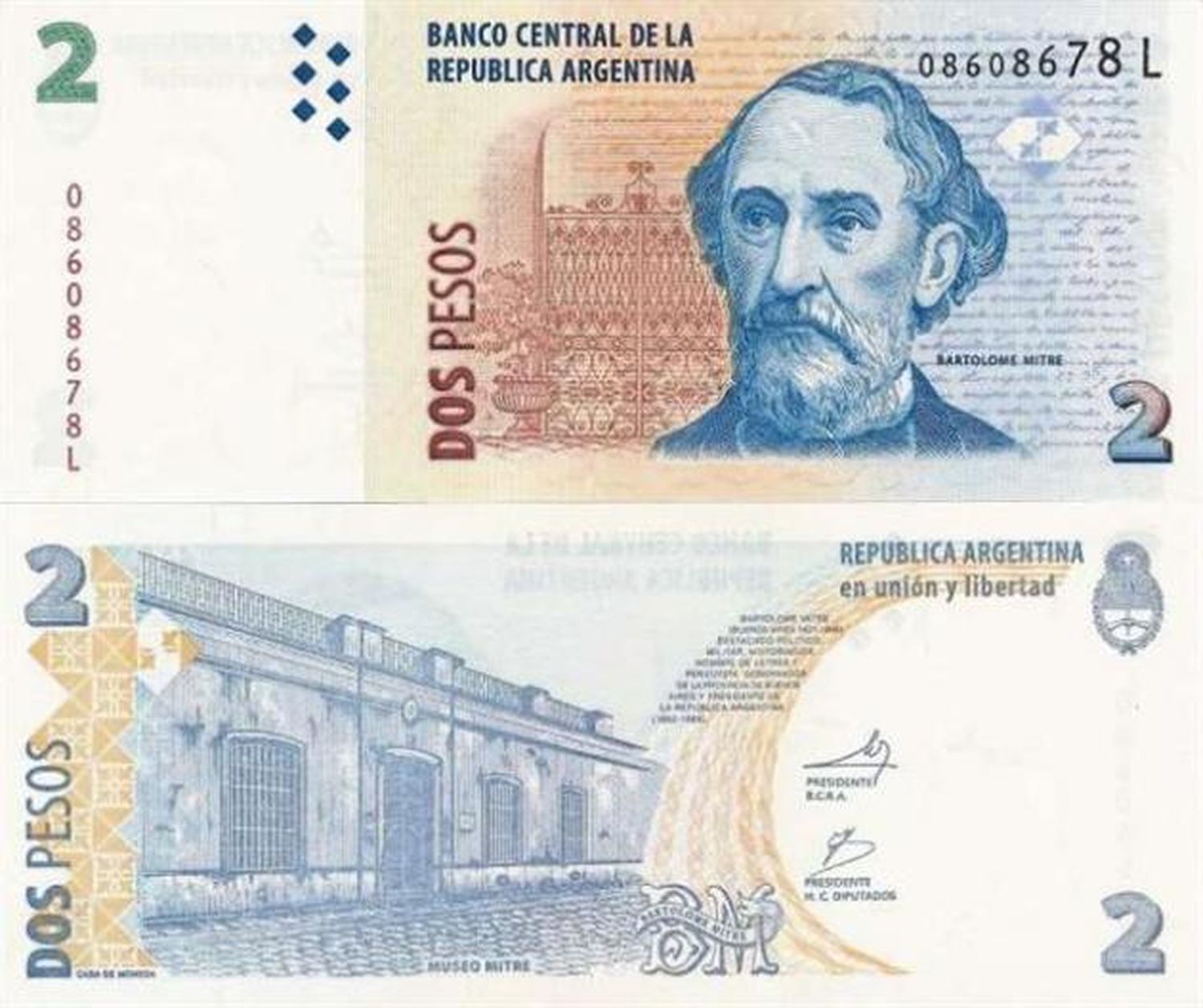 El Banco Central extendió la validez de los billetes de dos pesos hasta el 31 de mayo