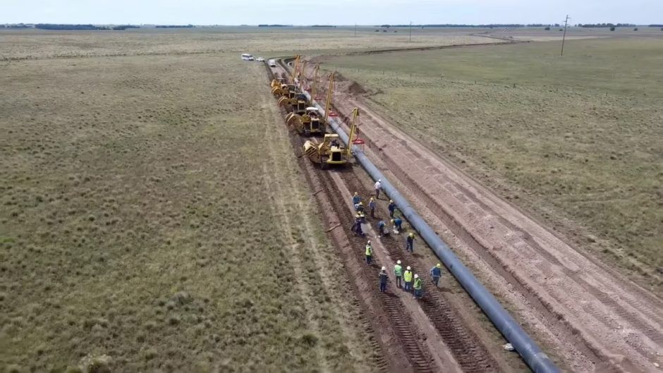 Se pone en marcha el Gasoducto Néstor Kirchner