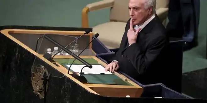Temer defendió la destitución de Dilma Rousseff: “Hemos dado un ejemplo al mundo”