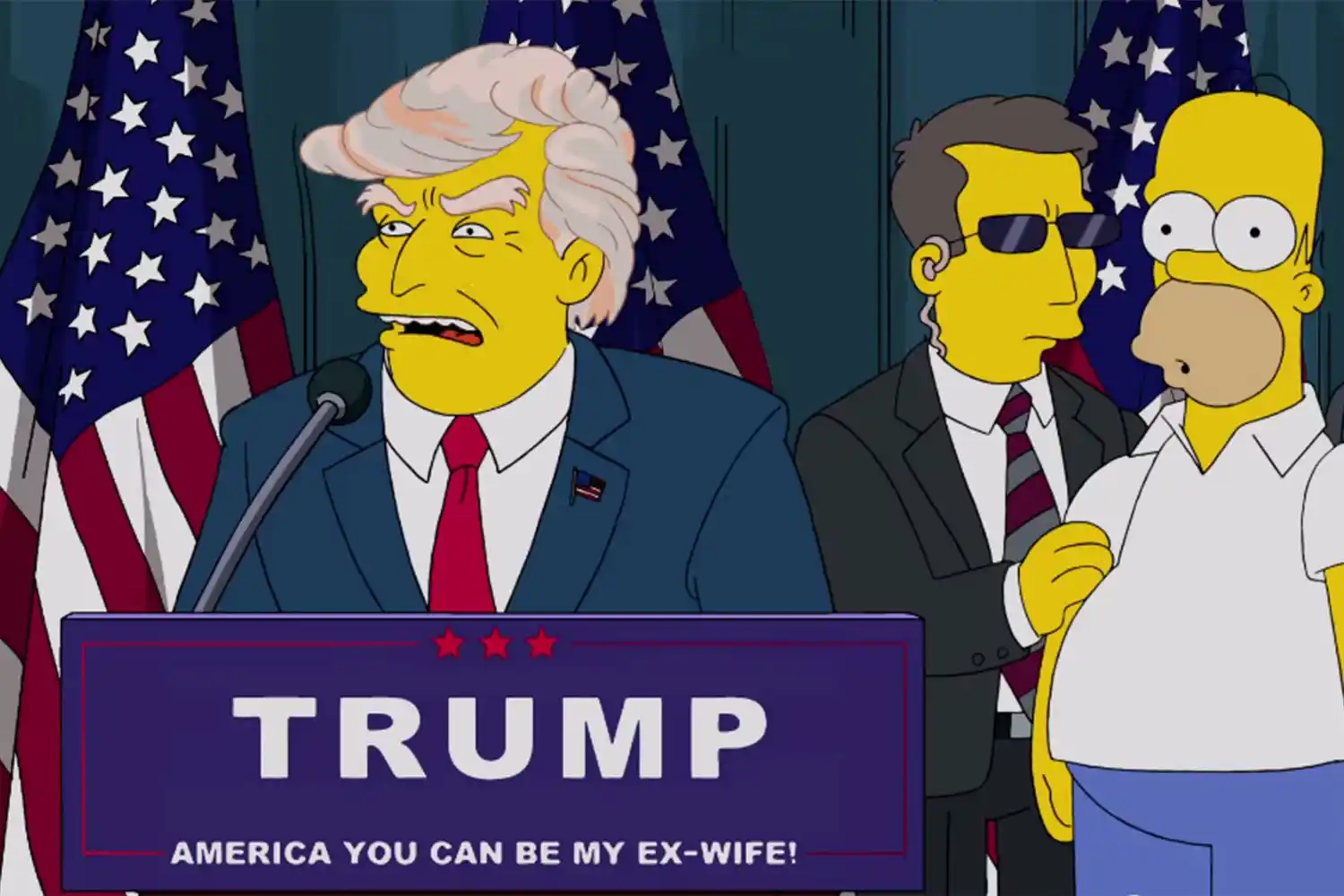 La predicción de Los Simpson sobre Donald Trump