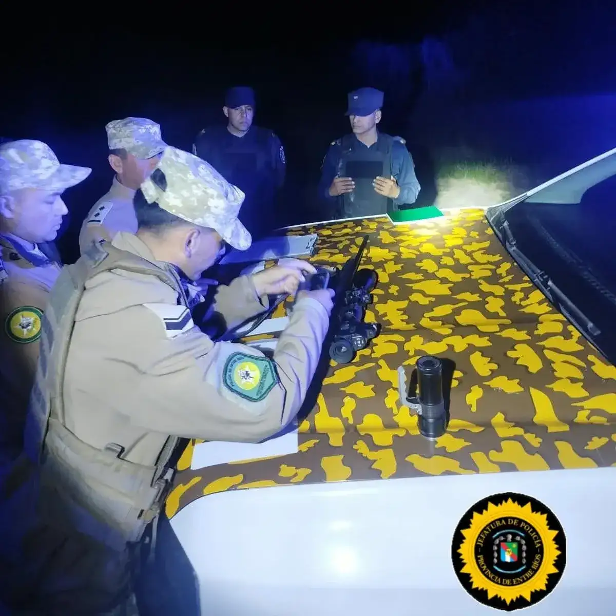 Villaguay: detectaron a un cazador sin permiso y secuestraron un fusil