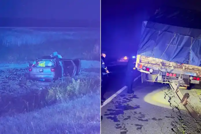 Murió un hombre y una niña fue lesionada en un choque entre un camión y una camioneta