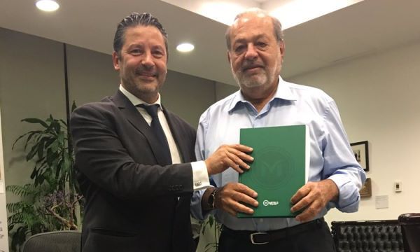 El Intendente de Merlo se reunió con el empresario Carlos Slim en México