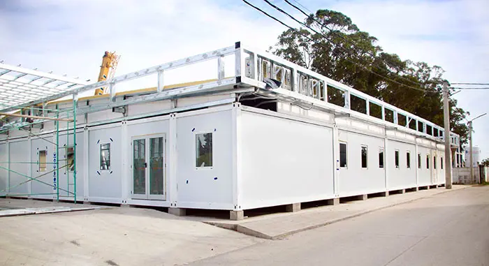 El hospital modular está casi listo