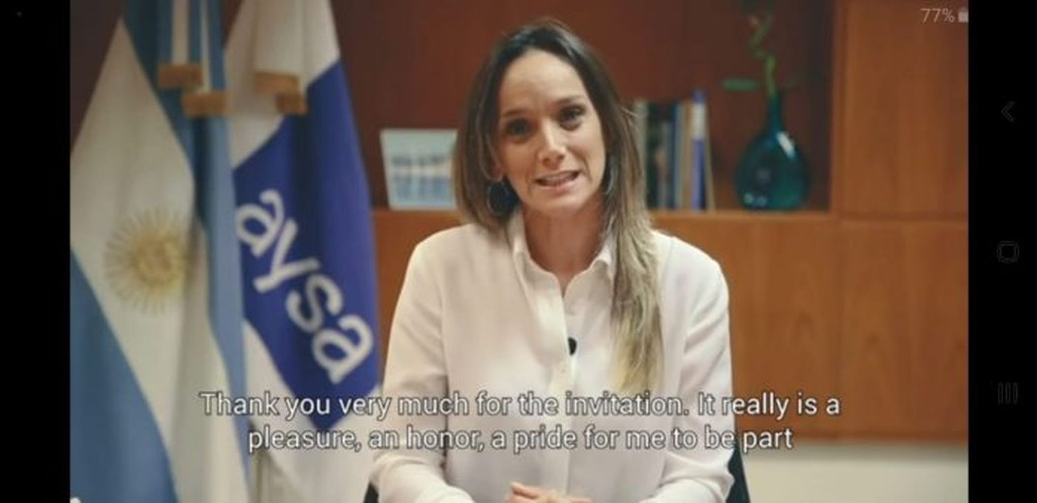 Malena Galmarini brindó un mensaje en la Conferencia Internacional “Mujeres en la industria y la innovación”
